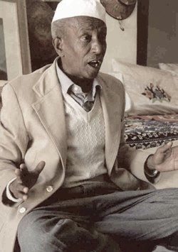 An Ethiopian storyteller, recorded for this collection